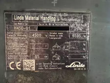 Empilhador diesel 2012  Linde H 45 D -01 (3)