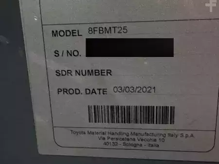 Eléctrico - 4 rodas 2021  Toyota 8FBMT25 (3)