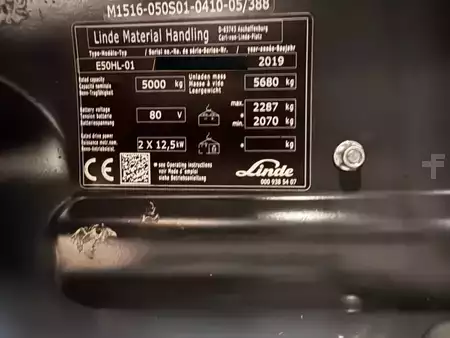 Eléctrico - 4 rodas 2019  Linde E 50 HL - 01 (3)