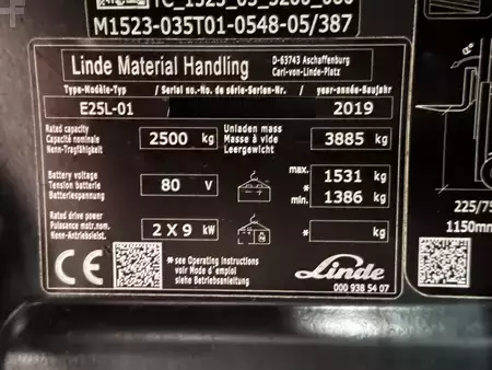 Elektryczne 4-kołowe 2019  Linde E 25 L - 01 (3)