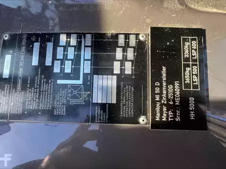 Dízel targoncák 2019  Manitou MI 50 (5)