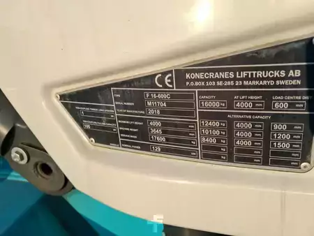Dieselstapler 2018  SMV Konecranes F 16 - 600 C (5)