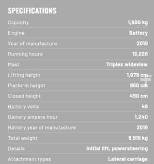Smalgangstruck 2019  Toyota BT Vector VCE150A (6)