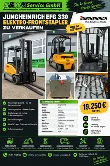 Elektro 4 Rad 2023  Jungheinrich EFG 330 (1)