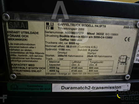 Dieselstapler 2008  Hyster H4.5FT6 (17)