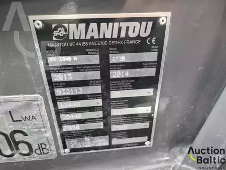 Telescopic forklift rigid 2013  Manitou MT 1840 A (13)