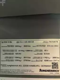 Montacargas de Pasillo Angosto 2023  Jungheinrich EKX516K (18)