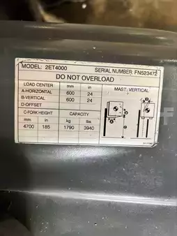 4-Wheel Electric 2016  CAT Lift Trucks 2ET4000 (5)