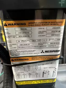 Montacargas Eléctrico (4 ruedas) 2020  Mitsubishi FBCS18N (5)