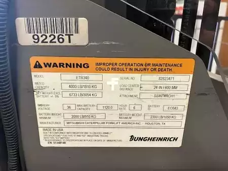 Montacargas Retráctil 2018  Jungheinrich ETR340A (24)