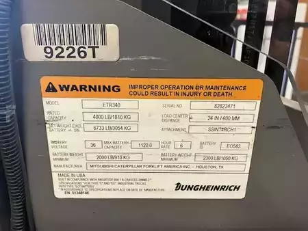 Montacargas Retráctil 2018  Jungheinrich ETR340A (6)