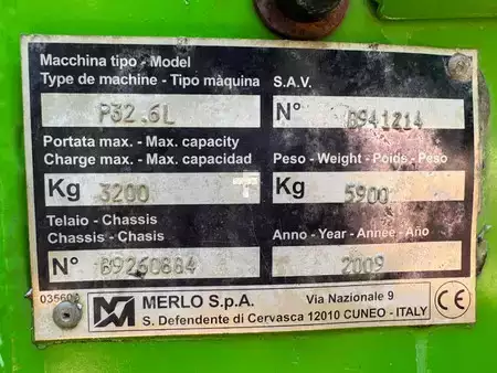Telescopic forklift rigid 2009  Merlo P32.6L (10)