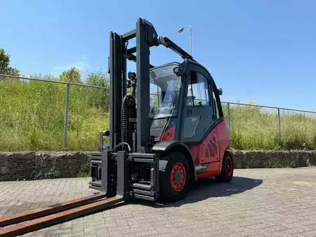 LPG heftrucks 2019  Linde H40T DPX Freelift 5 valves Airco (1)