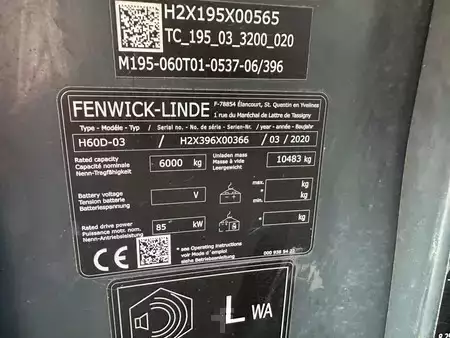 Dieselový VZV 2020  Linde H60D TPX Freelift Sideshift (5)