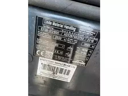 4-wiel elektrische heftrucks 2016  Linde E25H/600 TPX Freelift 4 valves (4)