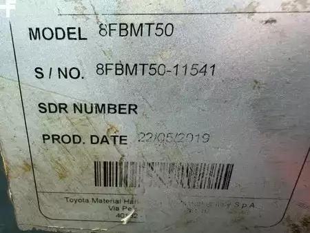 4-wiel elektrische heftrucks 2019  Toyota 8FBMT50 ST Fork positioner (6)
