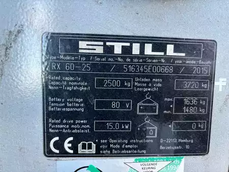 Eléctrica de 4 ruedas 2015  Still RX 60-25 (6)