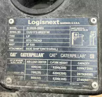 LPG VZV 2020  CAT Lift Trucks 2C8000-SWB (12)