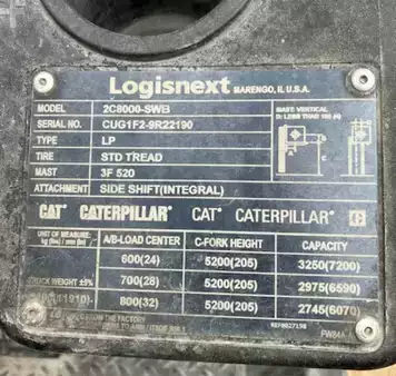 LPG VZV 2020  CAT Lift Trucks 2C8000-SWB (18)