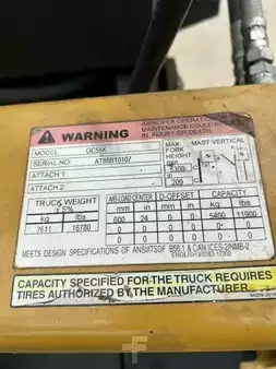 Gas gaffeltruck 2017  CAT Lift Trucks GC55K (6)