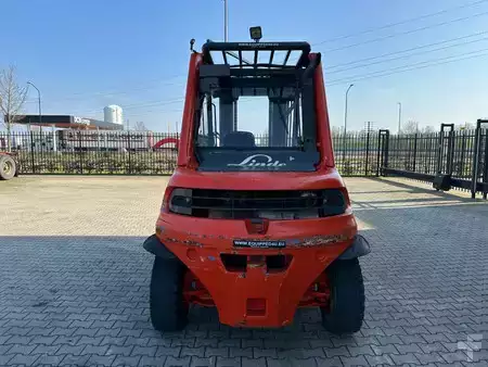 Carretilla elevadora diésel 2003  Linde H60D-02 / fork positioner / 6.000kg / duplex / 6 cil. Deutz diesel (10)