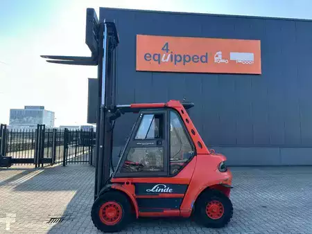 Carretilla elevadora diésel 2003  Linde H60D-02 / fork positioner / 6.000kg / duplex / 6 cil. Deutz diesel (3)