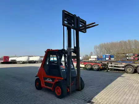 Carretilla elevadora diésel 2003  Linde H60D-02 / fork positioner / 6.000kg / duplex / 6 cil. Deutz diesel (33)