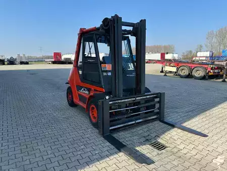 Carretilla elevadora diésel 2003  Linde H60D-02 / fork positioner / 6.000kg / duplex / 6 cil. Deutz diesel (34)
