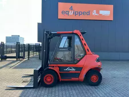 Carretilla elevadora diésel 2003  Linde H60D-02 / fork positioner / 6.000kg / duplex / 6 cil. Deutz diesel (4)