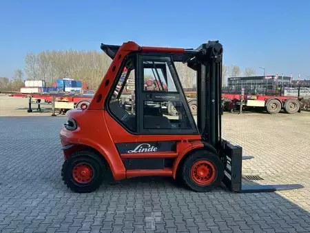 Carretilla elevadora diésel 2003  Linde H60D-02 / fork positioner / 6.000kg / duplex / 6 cil. Deutz diesel (6)