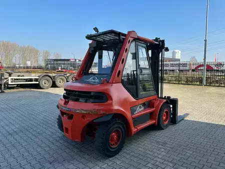 Carretilla elevadora diésel 2003  Linde H60D-02 / fork positioner / 6.000kg / duplex / 6 cil. Deutz diesel (8)