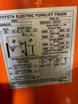 Reach Trucks 2019  Toyota 9BRU23 (2)