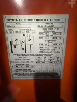 Reach Trucks 2019  Toyota 9BRU23 (2)