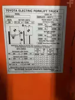 Reach Trucks 2019  Toyota 9BRU23 (2)