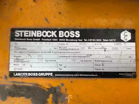 Elektryczne 3-kołowe 1991  Steinbock Boss LE13-50 MK IV-A-1 (31)