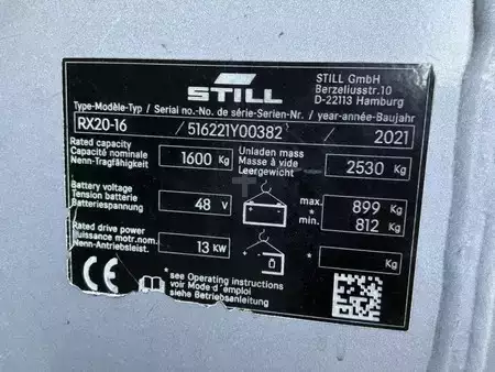 Elektryczne 4-kołowe 2021  Still RX20-16 (29)