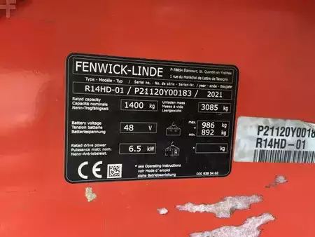 Elektryczne 3-kołowe 2021  Linde R14HD-01 (34)