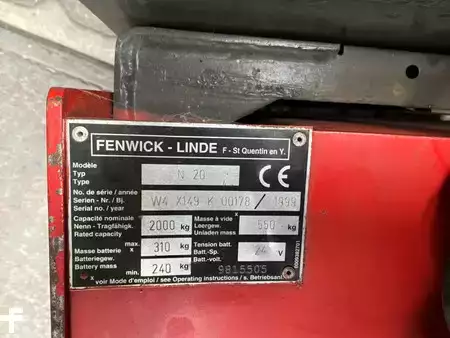 Wózek paletowy ręczny 1999  Fenwick N20 (13)