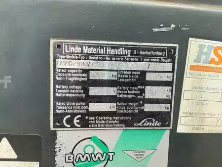 Dieselový VZV 2006  Linde H80D/900/-03 (13)