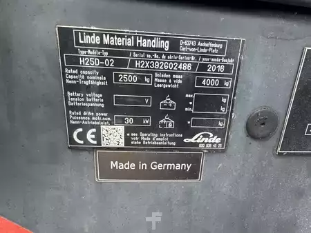 Dieselstapler 2016  Linde H25D-02 EVO (5)