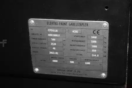 Elektro 3 Rad 2023  HC (Hangcha) CPDS18-AC8G (4)