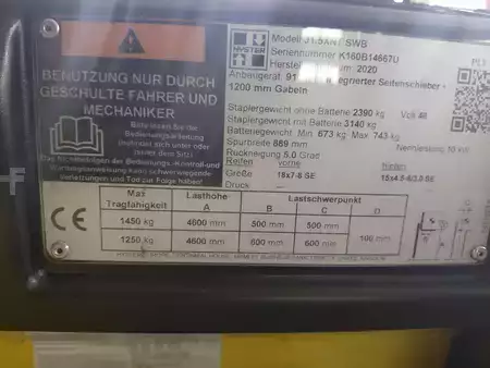 Elektro 3 Rad 2020  Hyster J1.5XNT (6)
