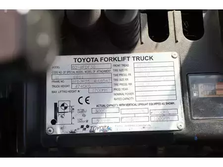 Diesel Forklifts 2020  Toyota 02-8FDF30 02-8FDF30 (16)