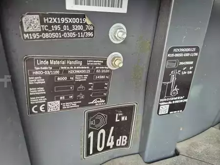 Dieseltrukki 2020  Linde H80D-03/1100 (9)