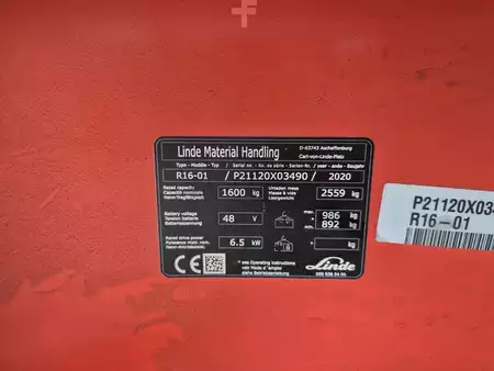 Reach Truck 2020  Linde R16-01 (5)
