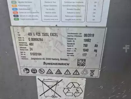 4-wiel elektrische heftrucks 2019  Jungheinrich EFG 320 (13)