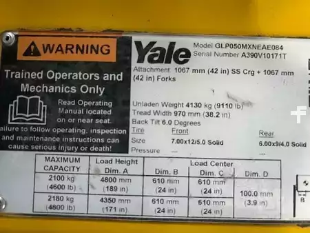 Propane Forklifts - Yale GLP050MX (11)
