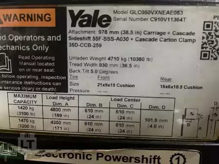 Propane Forklifts 2019  Yale GLC050VX (9)