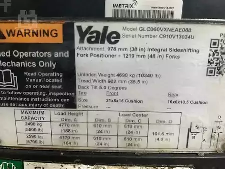 Propane Forklifts 2020  Yale GLC060VX (17)