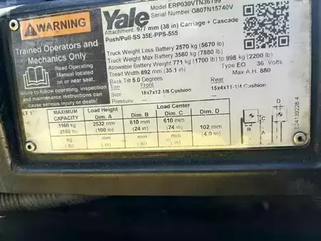 4-Wheel Electric 2021  Yale ERP030VT (7)